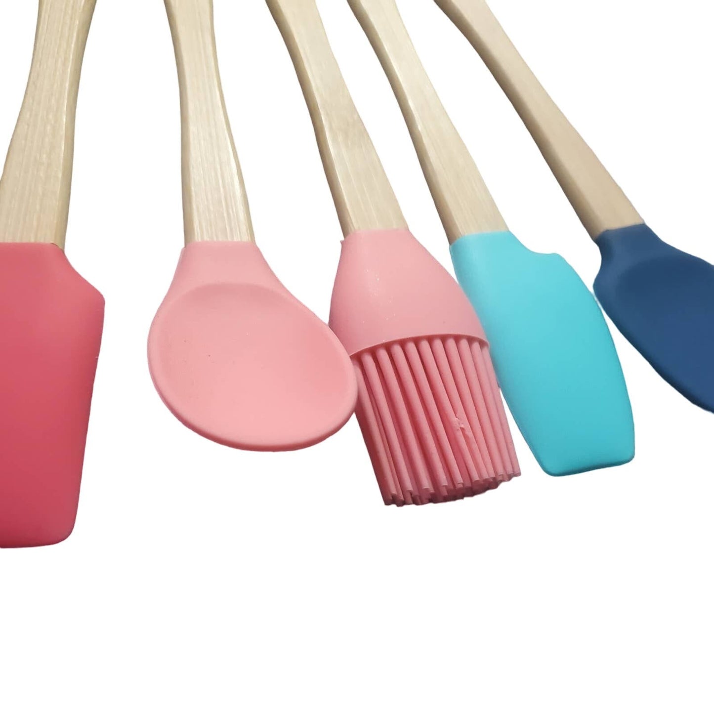 Mini Silicon Cooking & Baking Utensil Set