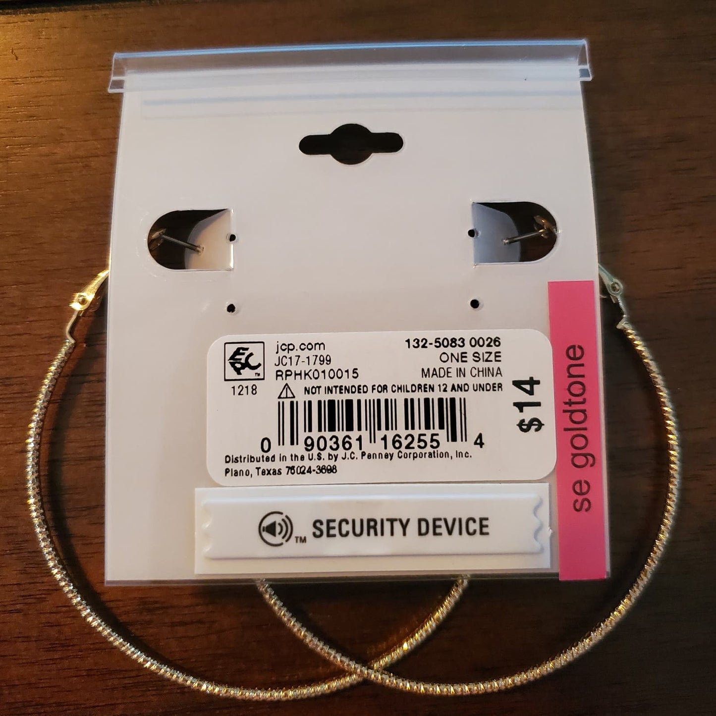 MIXIT Gold Hoop Earrings