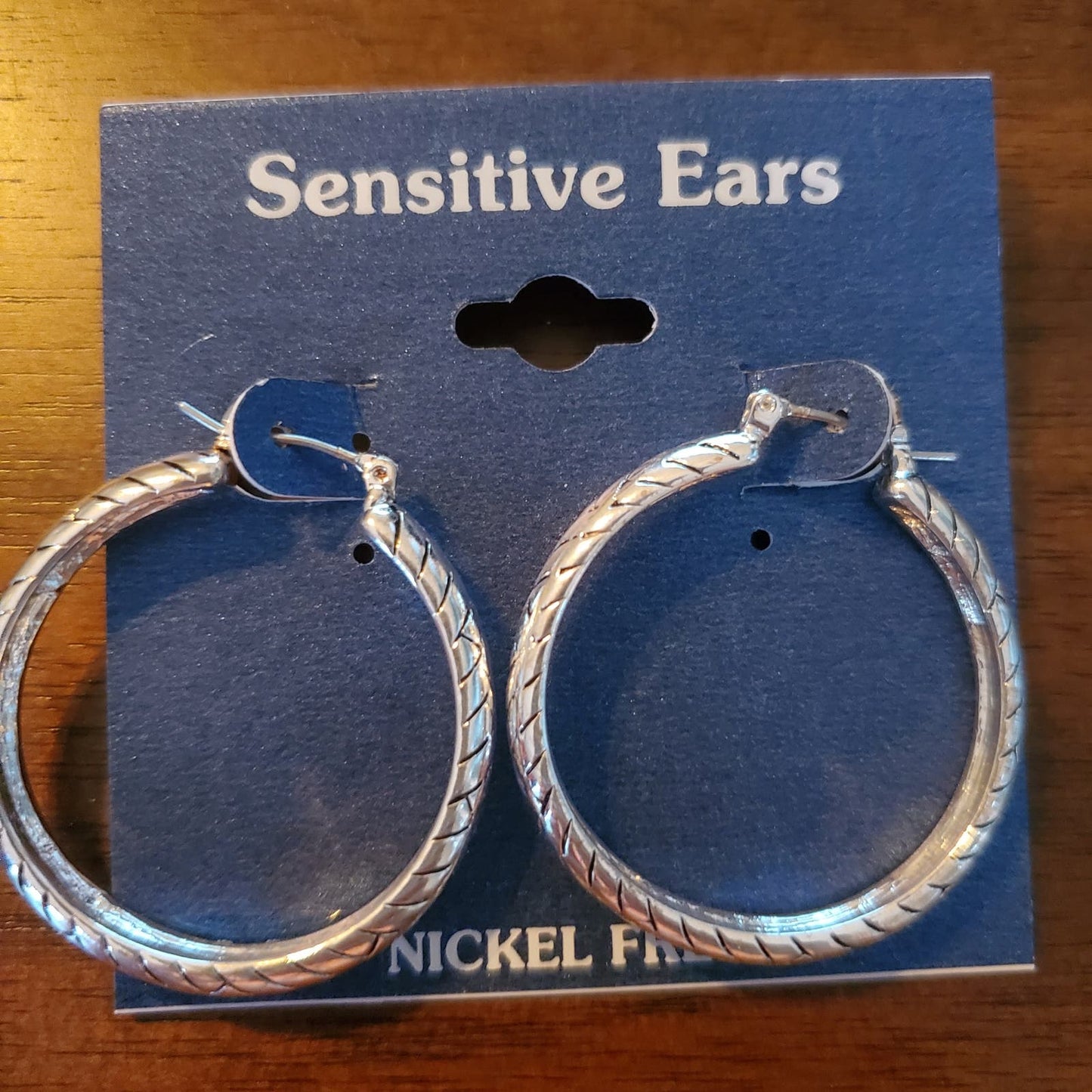 Sensitive Ears Silver Hoop Earrings