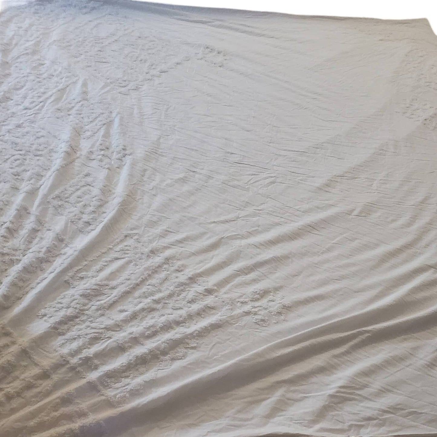 Nordstrom At Home Chenille Duvet cover - King - White
