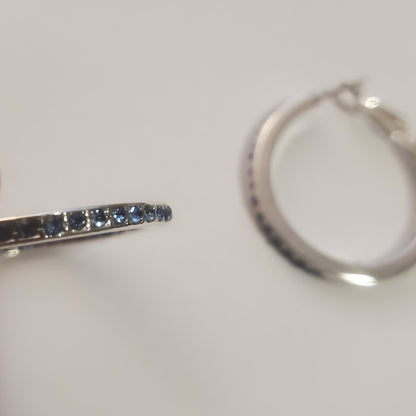 Made with Swarovski Hoop Earrings