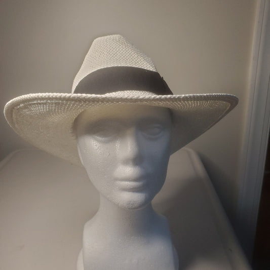 Nordstrom White Combo Panama Hat