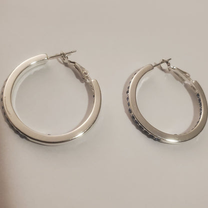 Made with Swarovski Hoop Earrings