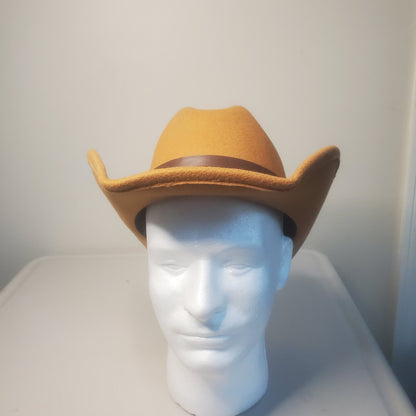 Treasure & Bond Trimmed Cowboy Hat in Camel Combo