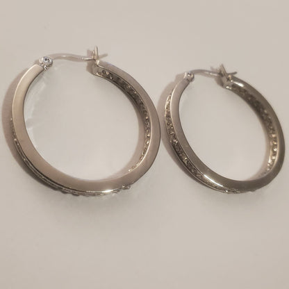 Made with Swarovski Hoop Earrings