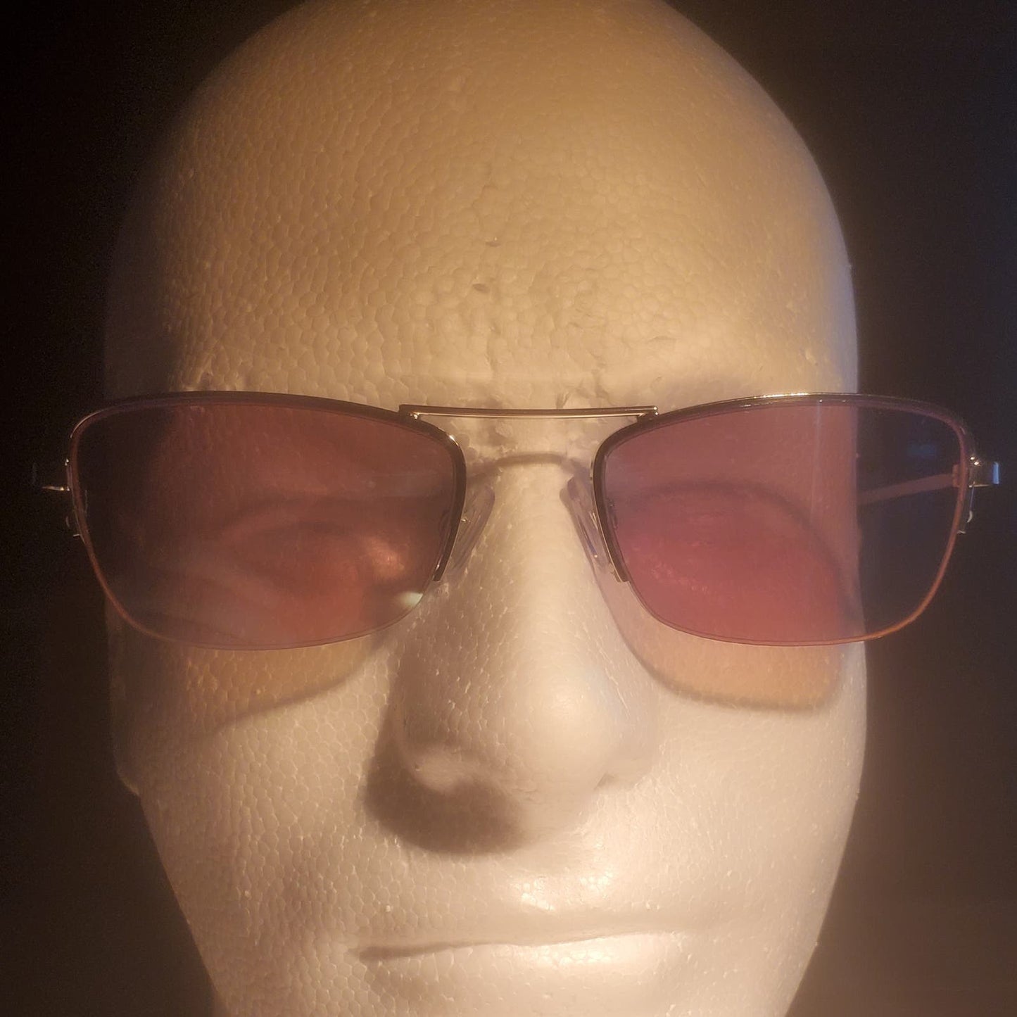 Nordstrom 52mm Semi-Rimless Rectangular Sunglasses - Blue