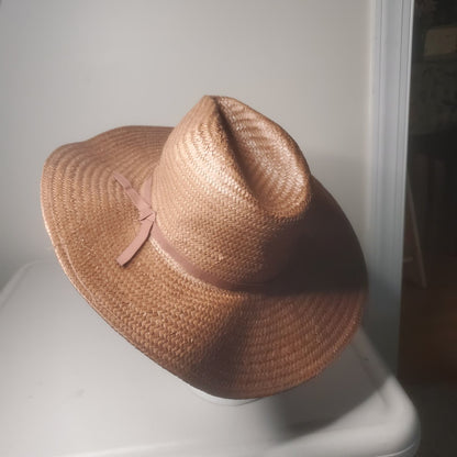 Brixton Ashley Straw Hat in Brown