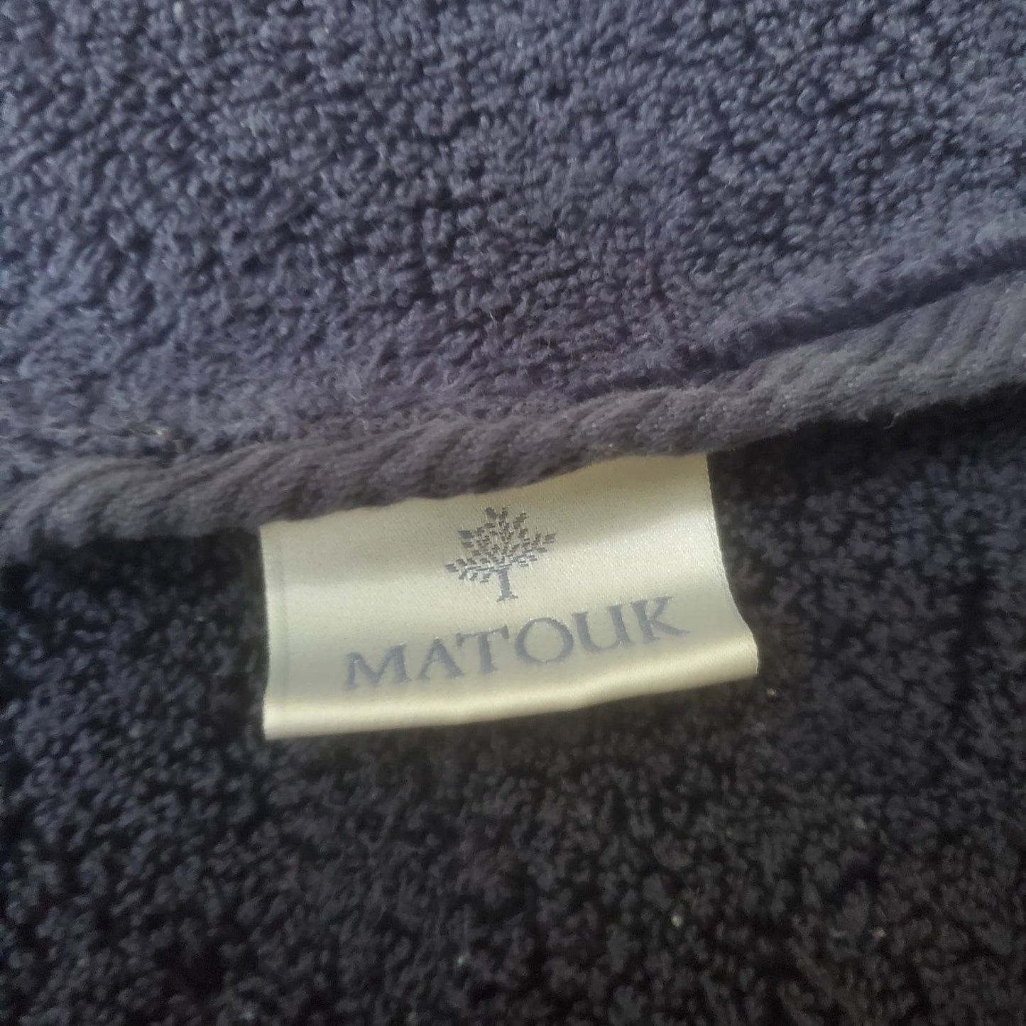 Matouk Milagro Bath Sheet - Navy