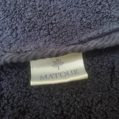 Matouk Milagro Bath Sheet - Navy