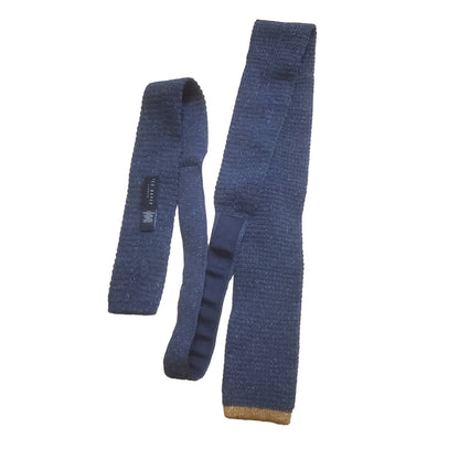 Ted Baker Tipped Solid Knit Wool & Silk tie